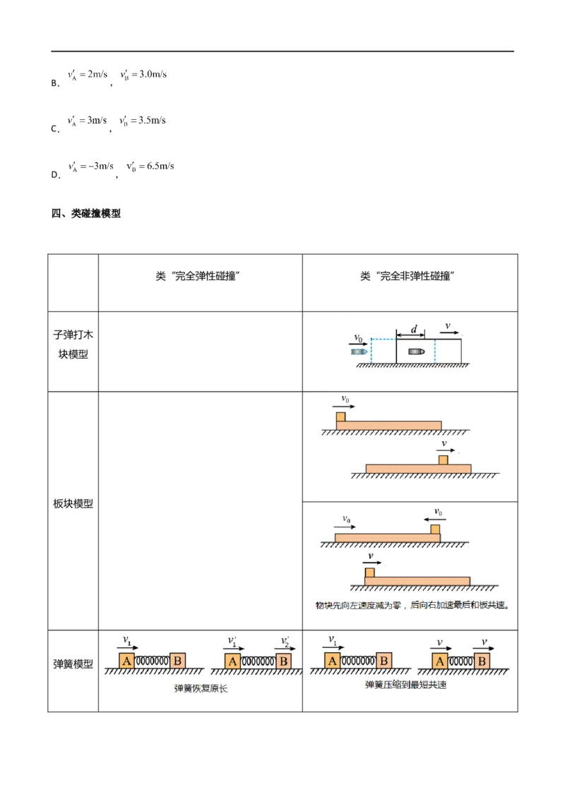 专题37动量守恒定律、在碰撞问题中应用动量守恒定律（原卷版）_4.2025物理总复习_2023年新高复习资料_一轮复习_2023届高三物理一轮复习多维度导学与分层专练