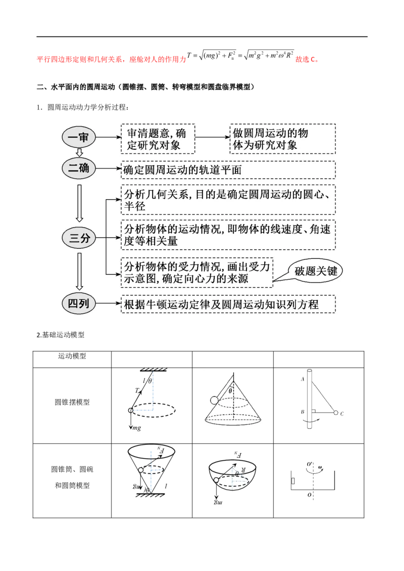 专题24圆周运动基本物理量、水平面内的圆周运动、离心现象（解析版）_4.2025物理总复习_2023年新高复习资料_一轮复习_2023届高三物理一轮复习多维度导学与分层专练