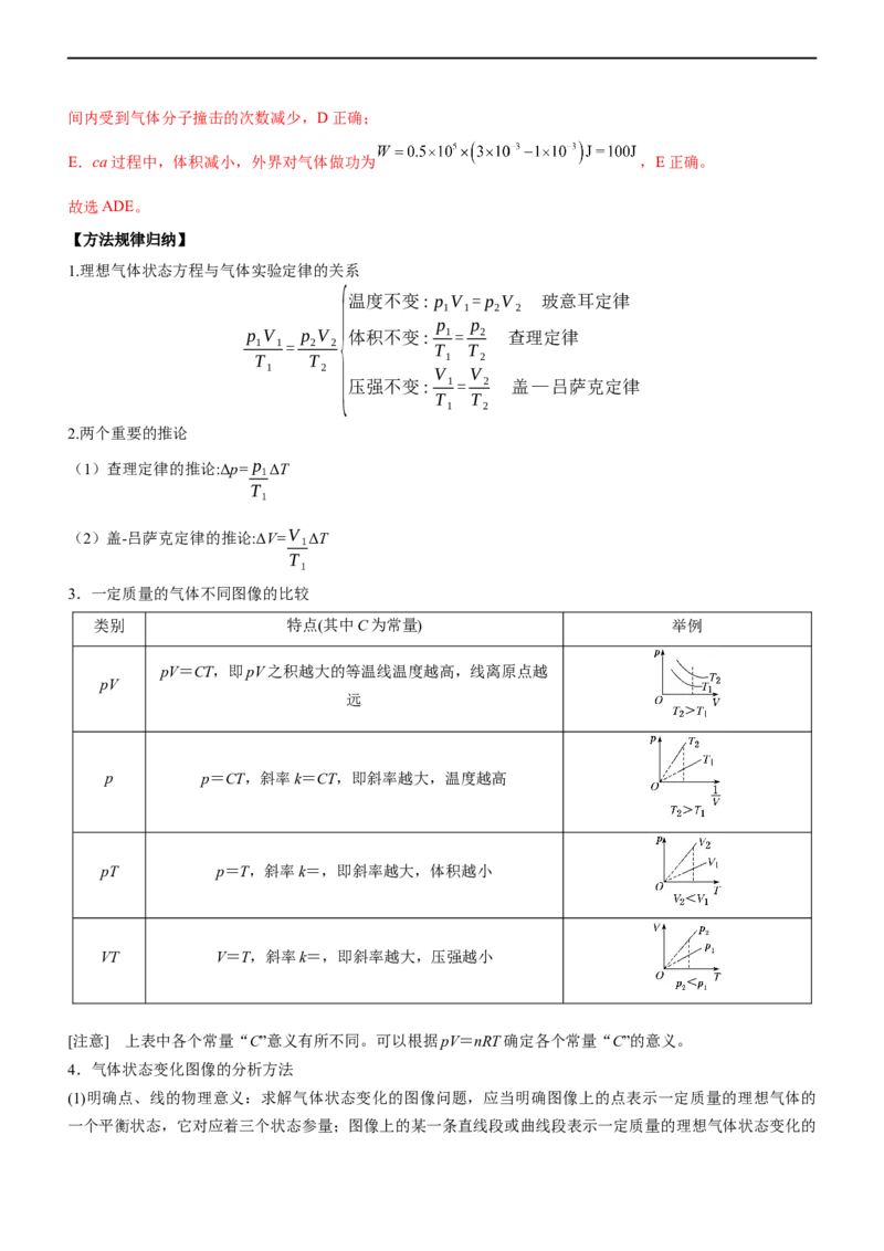 专题13热学（精讲）_4.2025物理总复习_赠品通用版（老高考）复习资料_二轮复习_2023年高考物理二轮复习讲练测（全国通用）