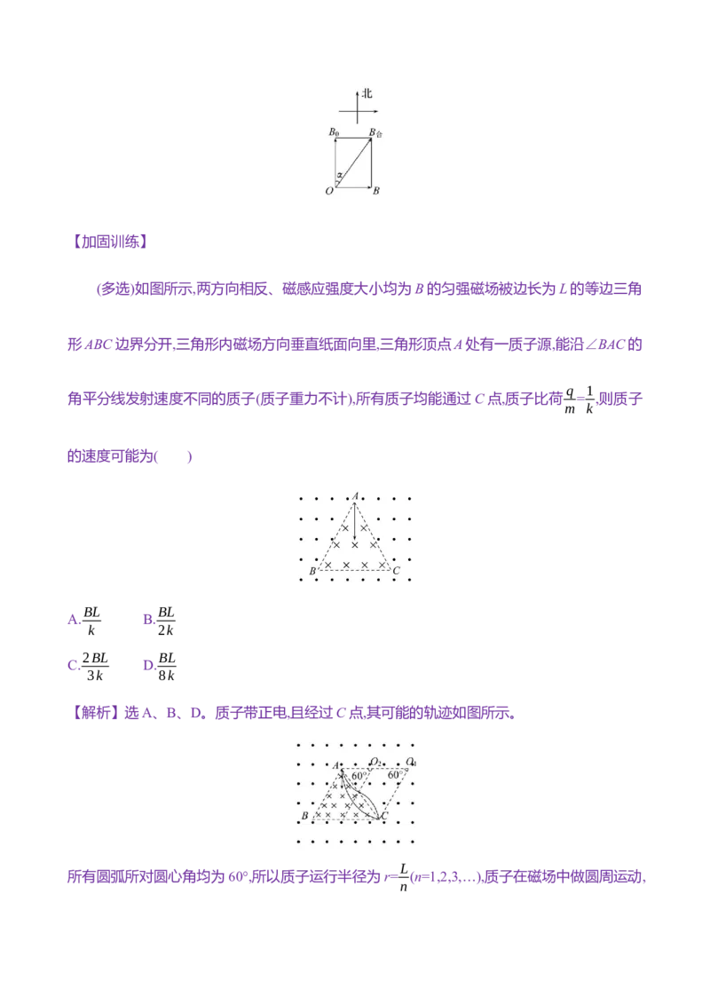 二十九：磁场对运动电荷的作用（含解析）_4.2025物理总复习_2025年新高考资料_专项复习_2025新高考物理核心素养测评（含解析）（完结）
