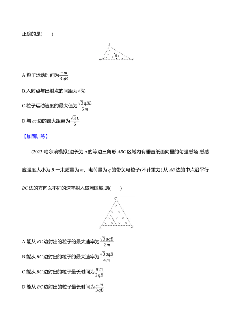 二十九：磁场对运动电荷的作用（含解析）_4.2025物理总复习_2025年新高考资料_专项复习_2025新高考物理核心素养测评（含解析）（完结）