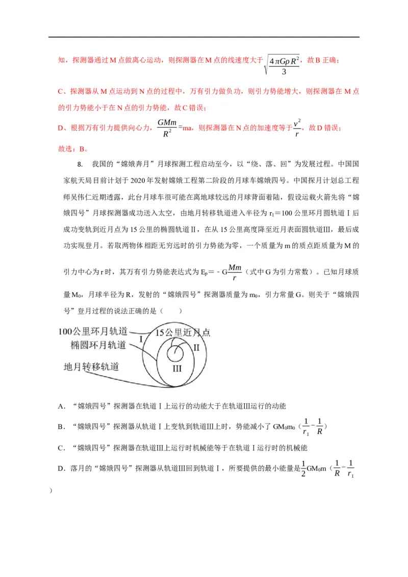 第25讲卫星变轨、发射、回收、空间站对接及其能量问题（解析版）_4.2025物理总复习_2023年新高复习资料_专项复习_2023届高三物理高考复习101微专题模型精讲精练