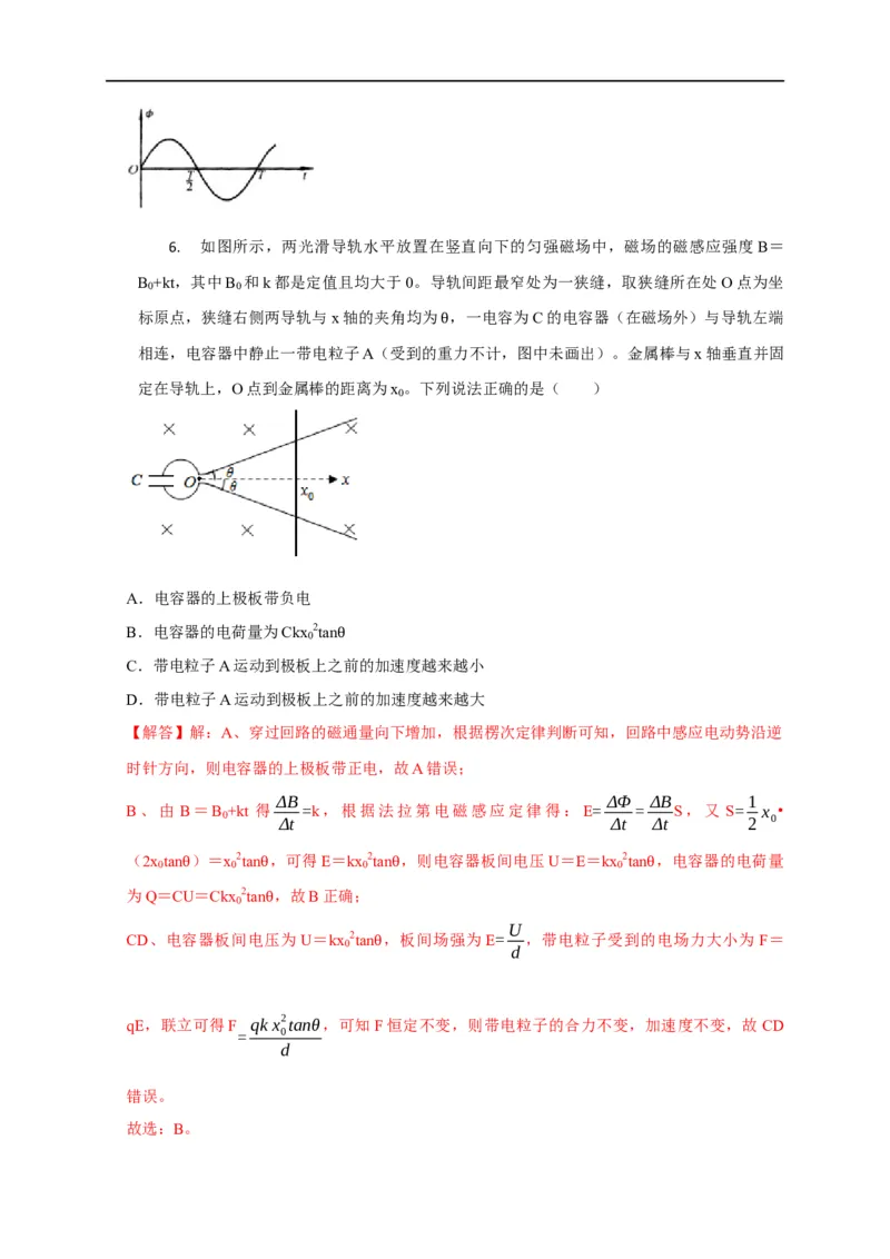 第85讲产生感生电动势的三类情境及五种题型（解析版）_4.2025物理总复习_2023年新高复习资料_专项复习_2023届高三物理高考复习101微专题模型精讲精练