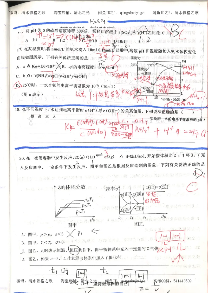 7.衡水中学高考积累与改错_高三化学（第3本）_109页_高中衡水学霸笔记_高中全部赠品_错题集高中九科_化学积累与改错