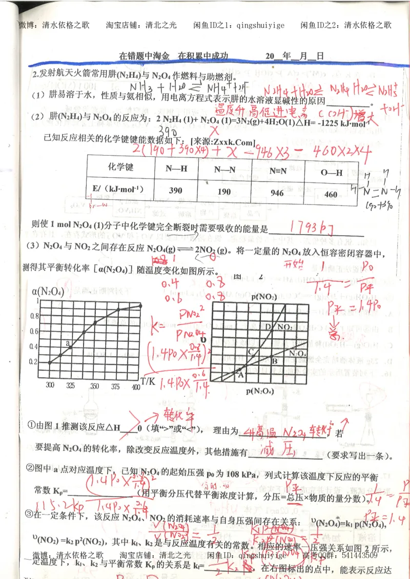 7.衡水中学高考积累与改错_高三化学（第3本）_109页_高中衡水学霸笔记_高中全部赠品_错题集高中九科_化学积累与改错
