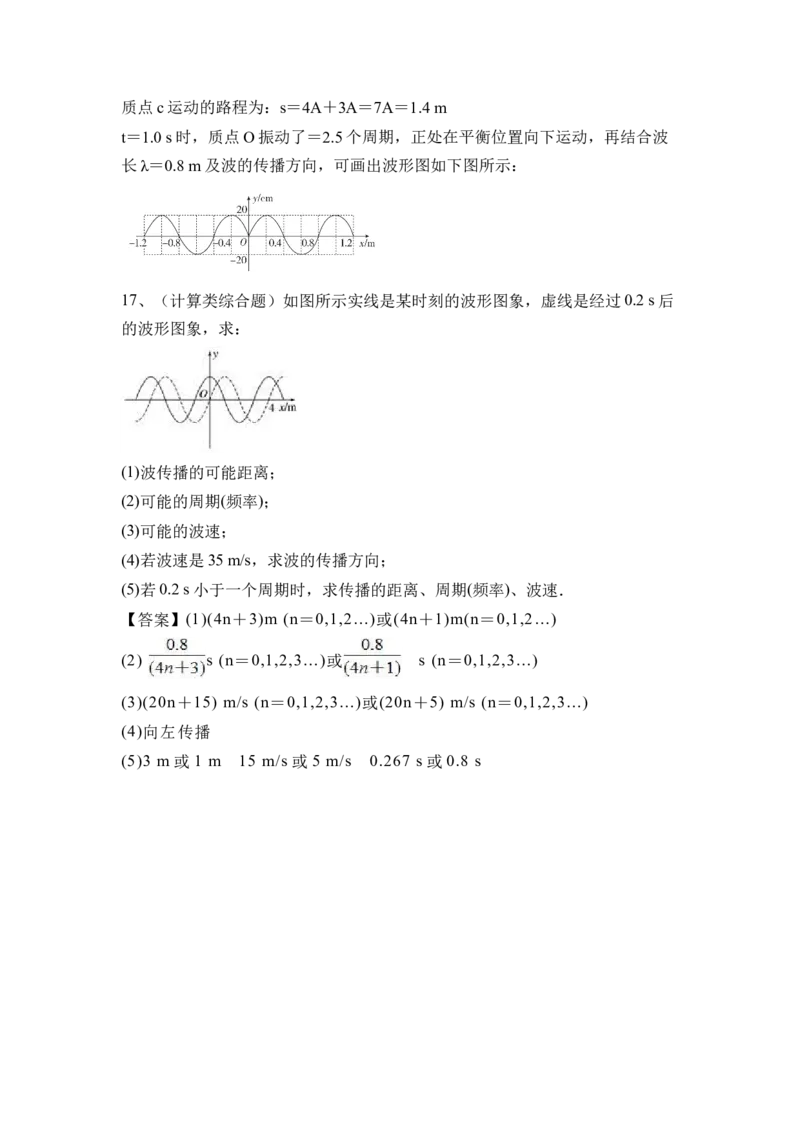 机械波机械振动_4.2025物理总复习_2023年新高复习资料_一轮复习_2023年新高考大一轮复习讲义_2023年高考物理一轮复习讲义（新高考新教材）_赠一轮复习巩固练习
