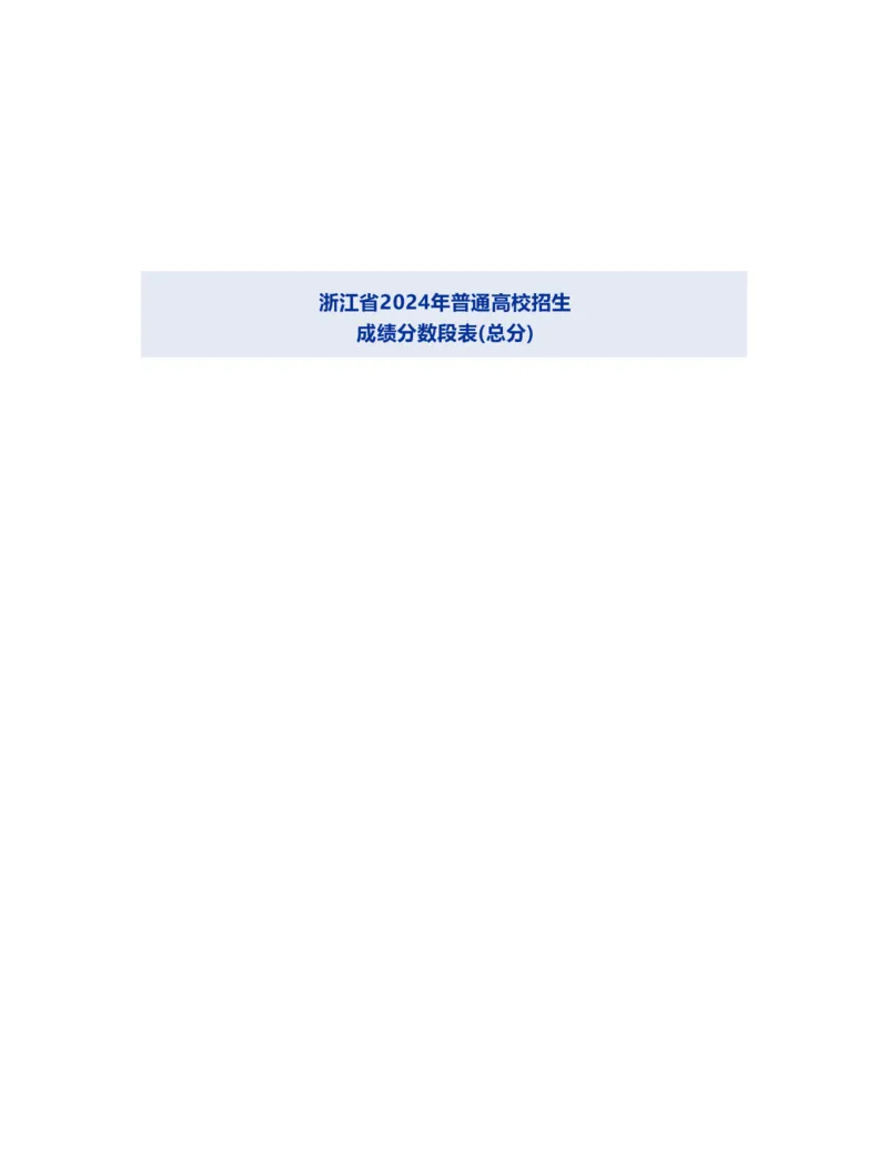2024浙江一分一段表_2025年4月最新发布2025年《全国31省各地》高考志愿填报（各省高校介绍+各省一分一段表+热门专业+避坑指南）_全国各省一分一段表（23-24年）_浙江