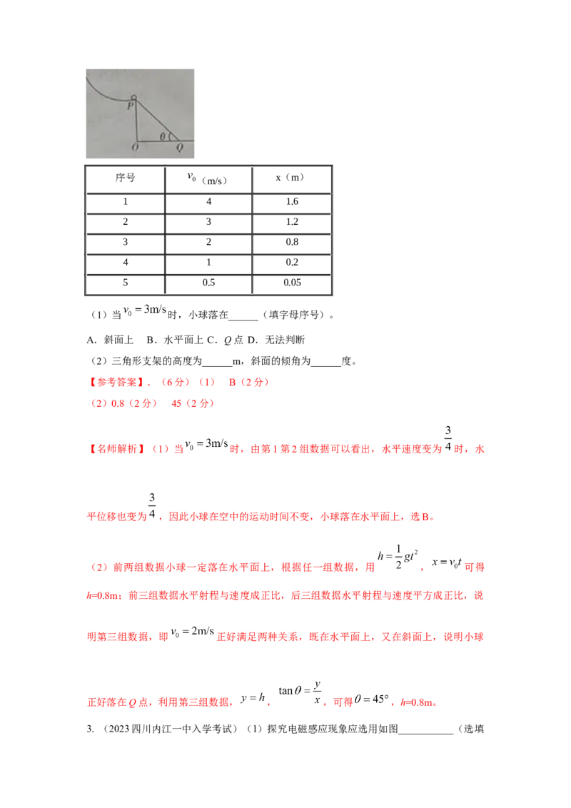 专题17创新实验（解析版）_4.2025物理总复习_2023年新高复习资料_二轮复习_2023年高考物理二轮复习二十五专题精练287608825_专题17创新实验-2023年高考物理二轮复习二十五专题精练