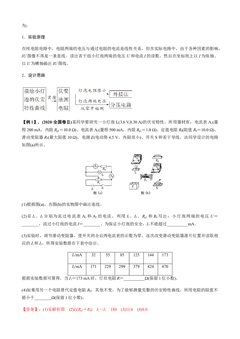专题6.2电学实验通性通法讲解（解析版）_4.2025物理总复习_2023年新高复习资料_二轮复习_2023届高考物理二、三轮复习总攻略290387341