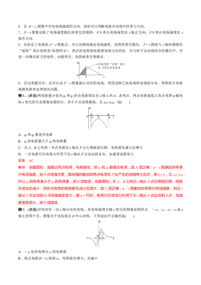 秘籍14电场的性质热点问题-备战2023年高考物理抢分秘籍（新高考专用）（解析版）_4.2025物理总复习_2023年新高复习资料_备战2023年高考物理抢分秘籍（新高考专用）