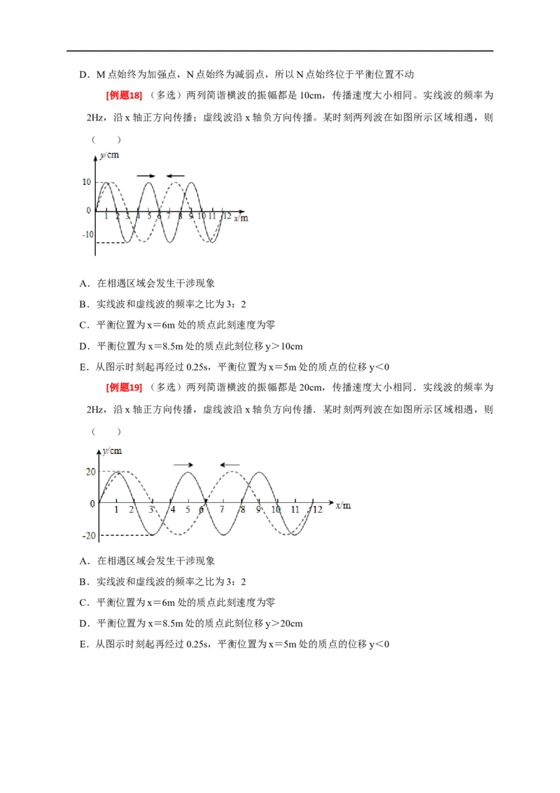 专题32机械波（原卷版）_4.2025物理总复习_赠品通用版（老高考）复习资料_专项复习_2023年高考冲刺物理热点知识讲练与题型归纳（全国通用）