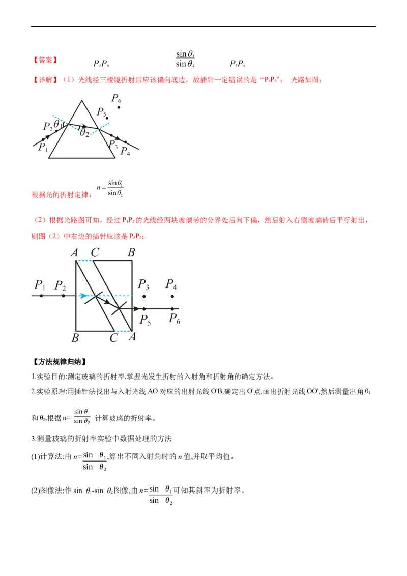 专题17光学与热学实验（精讲）_4.2025物理总复习_赠品通用版（老高考）复习资料_二轮复习_2023年高考物理二轮复习讲练测（全国通用）