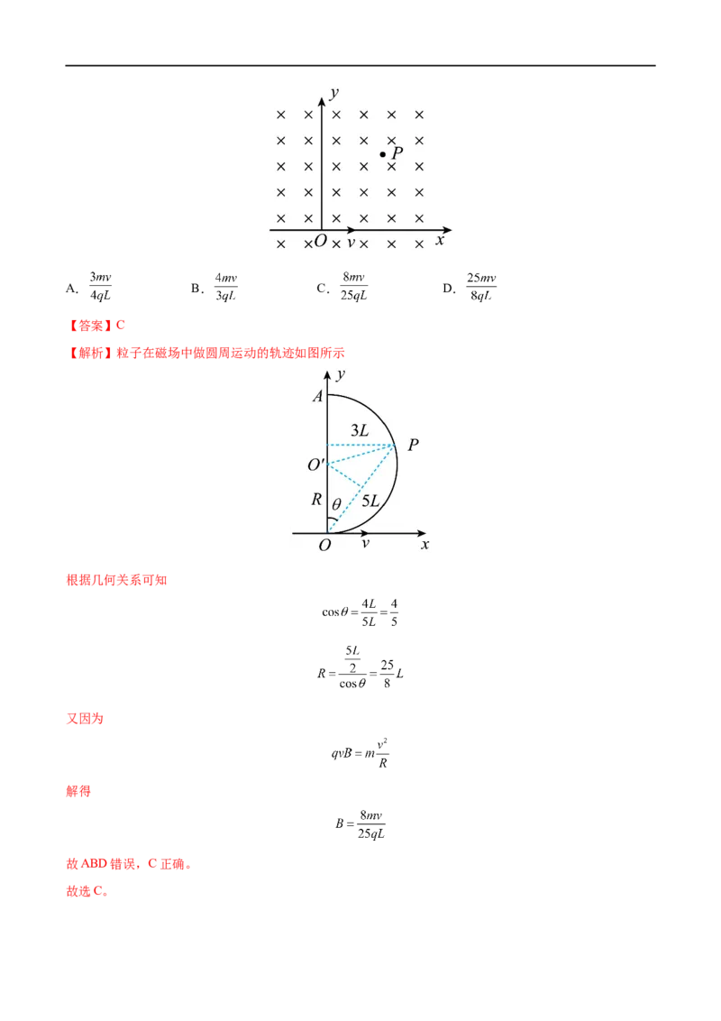 专题24磁场对运动电荷(带电体)的作用&mdash;&mdash;全攻略备战2023年高考物理一轮重难点复习（解析版）_4.2025物理总复习_2023年新高复习资料_一轮复习
