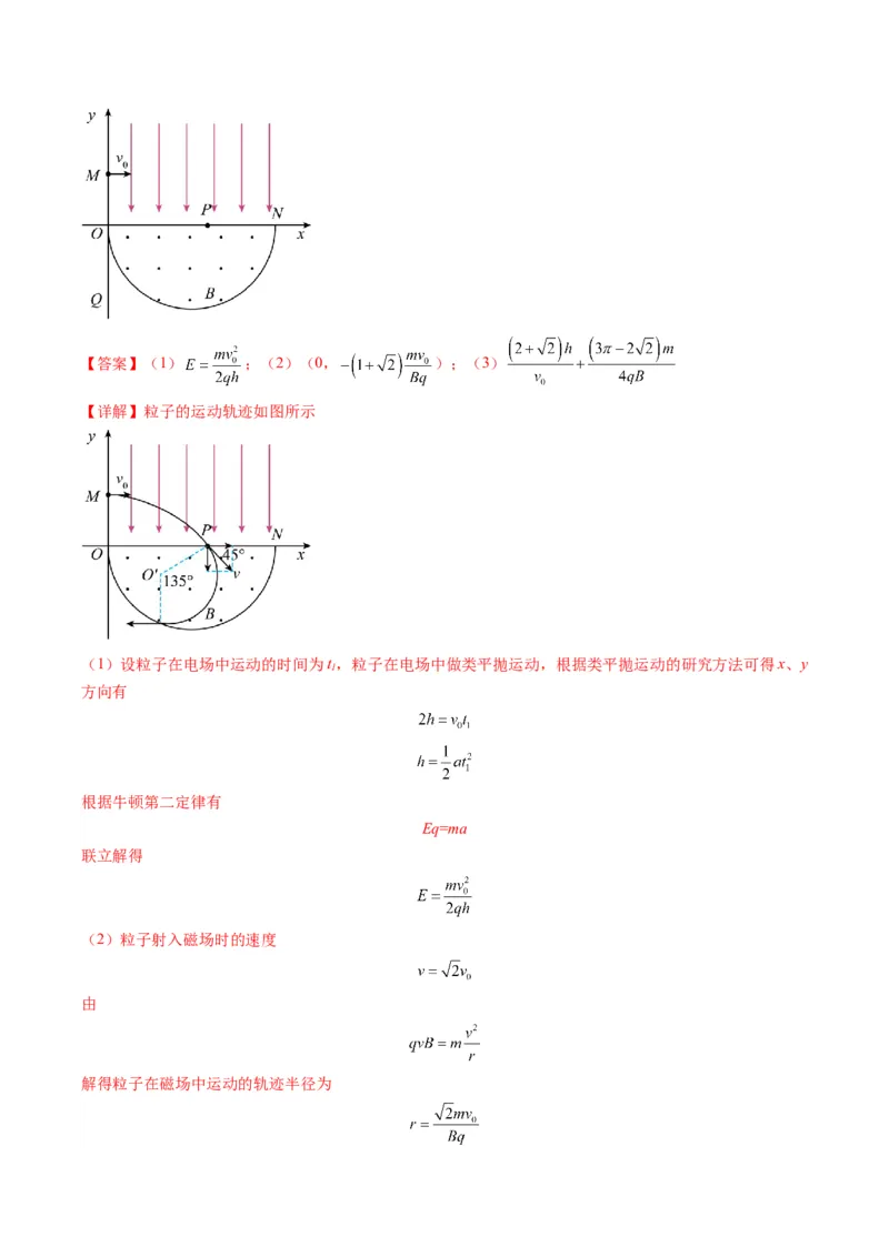 专题13带电粒子在组（复）合场中的运动（解析版）_4.2025物理总复习_2024年新高考资料_2.2024二轮复习_2024年高考物理二轮热点题型归纳与变式演练（新高考通用）