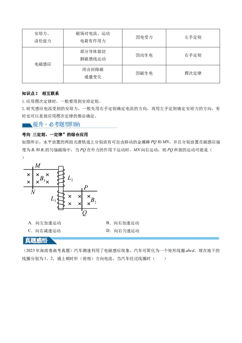 第54讲电磁感应现象楞次定律（讲义）（原卷版）_4.2025物理总复习_2024年新高考资料_1.2024一轮复习_2024年高考物理一轮复习讲练测（新教材新高考）