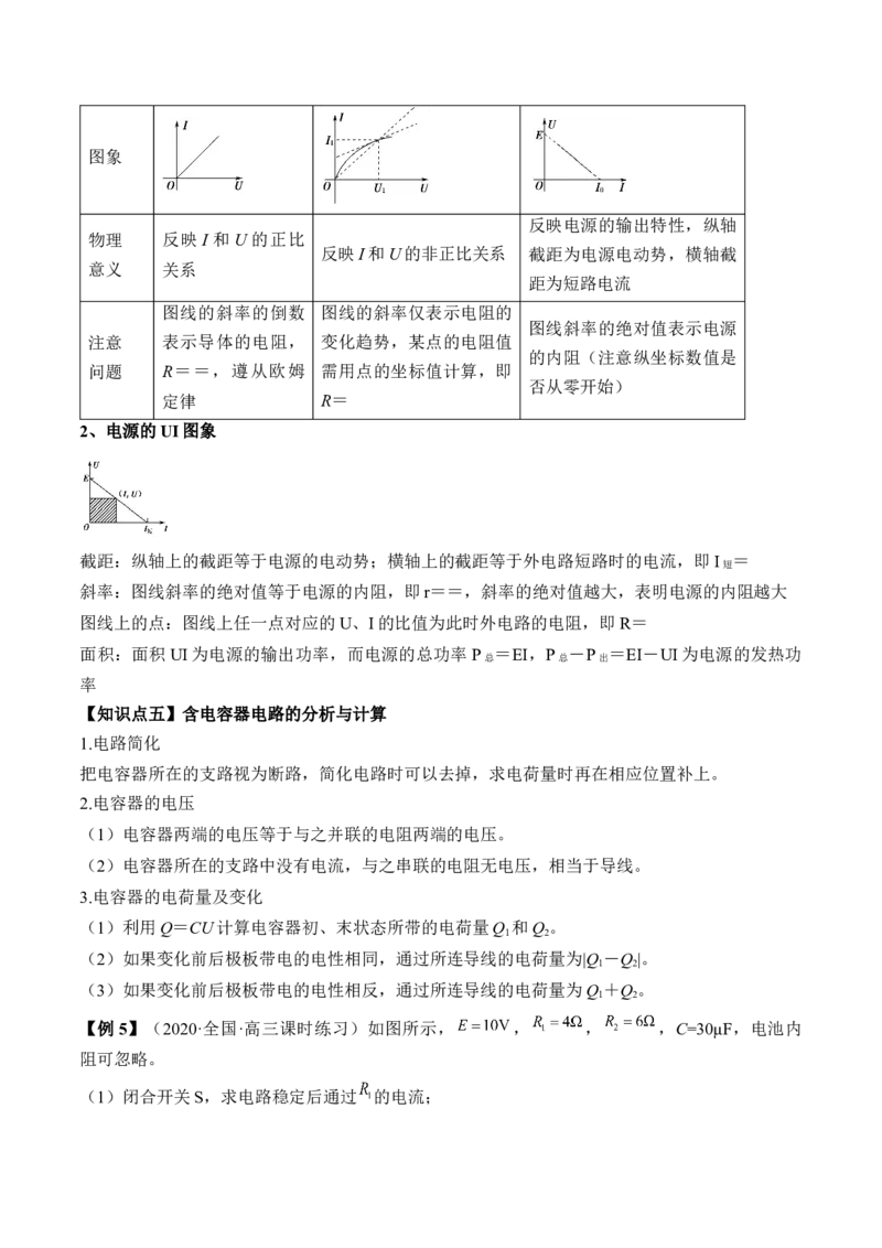 专题8.2　闭合电路的欧姆定律讲&mdash;&mdash;2023年高考物理一轮复习讲练测（新教材新高考通用）（原卷版）_4.2025物理总复习_2023年新高复习资料_一轮复习