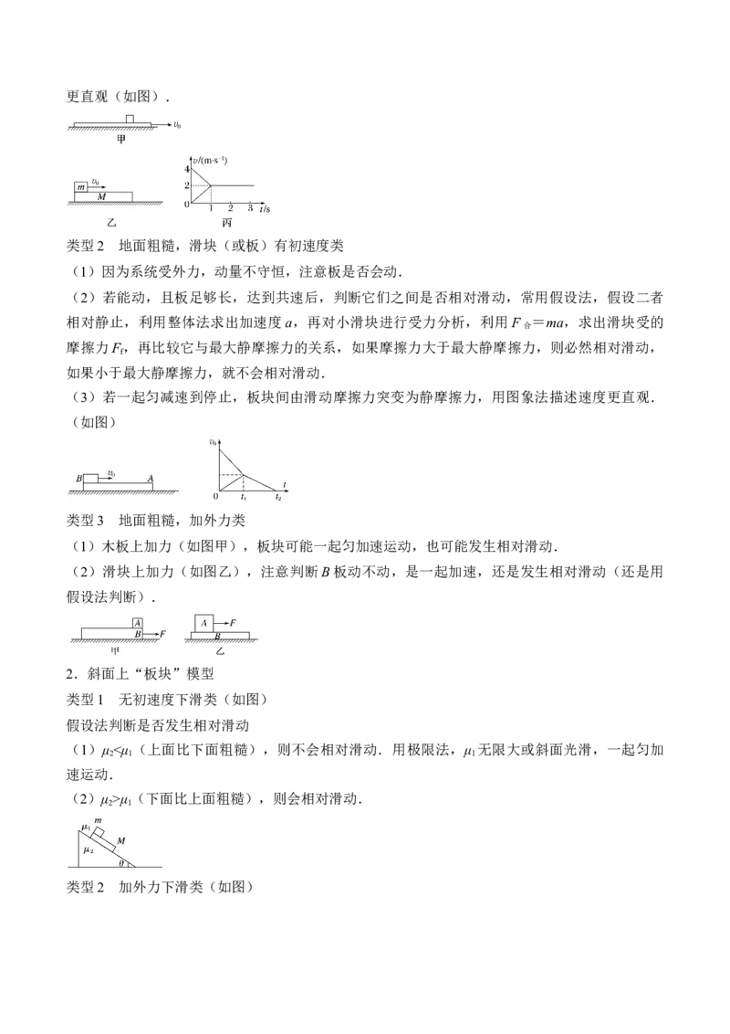 专题3.2　动力学典型模型分析讲&mdash;&mdash;2023年高考物理一轮复习讲练测（新教材新高考通用）（原卷版）_4.2025物理总复习_2023年新高复习资料_一轮复习