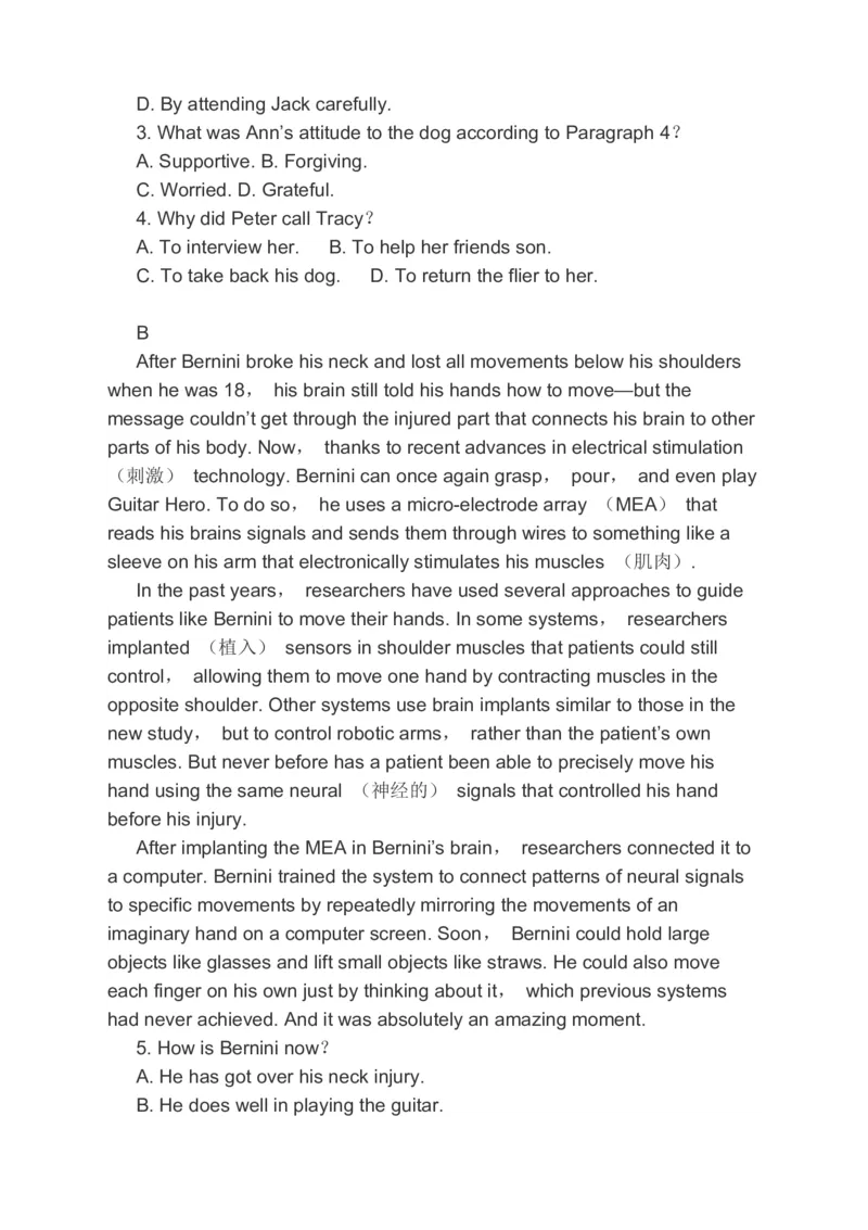 2023届高考英语二轮复习分类综合训练：阅读理解完形填空语法填空（含答案）(1)_3.2025英语总复习_赠品通用版（老高考）复习资料_二轮复习