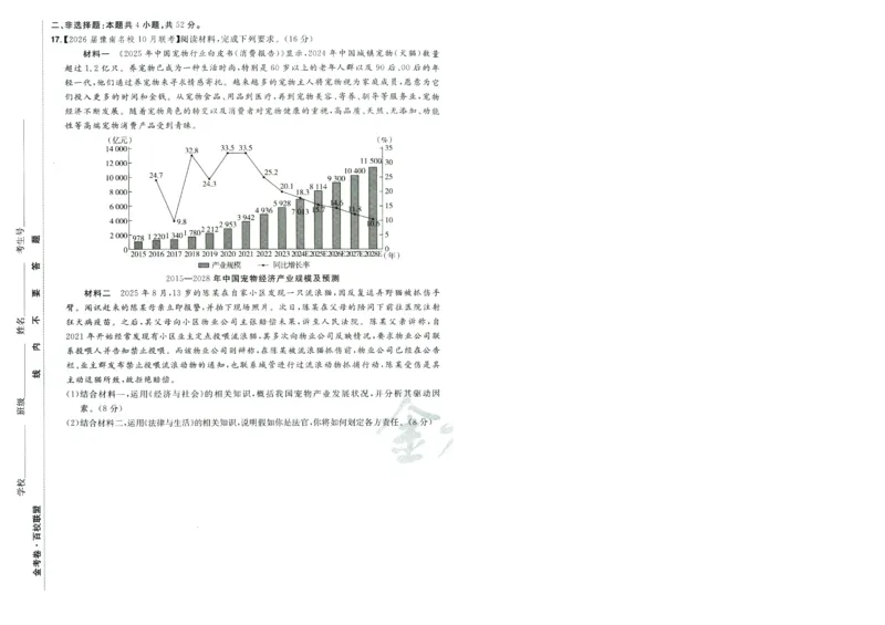 2026版金考卷&middot;百校联盟高考领航卷政治（新教材版）-A4_2026版金考卷&middot;百校联盟高考领航卷（全科）_2026版金考卷&middot;百校联盟高考领航卷政治（新教材版）