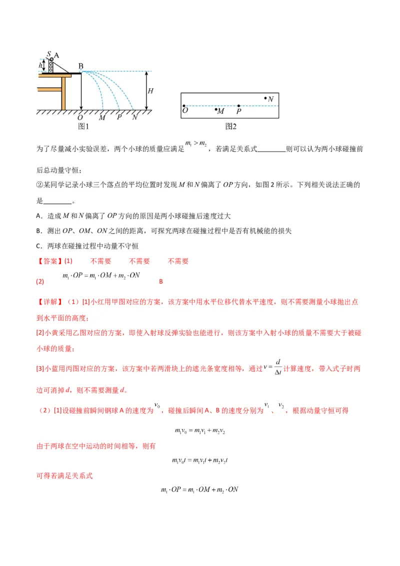 专题突破卷07力学实验专题（解析版）_4.2025物理总复习_2025年新高考资料_一轮复习_2025年高考物理一轮复习考点通关卷（新高考通用）_专题突破卷07力学实验专题