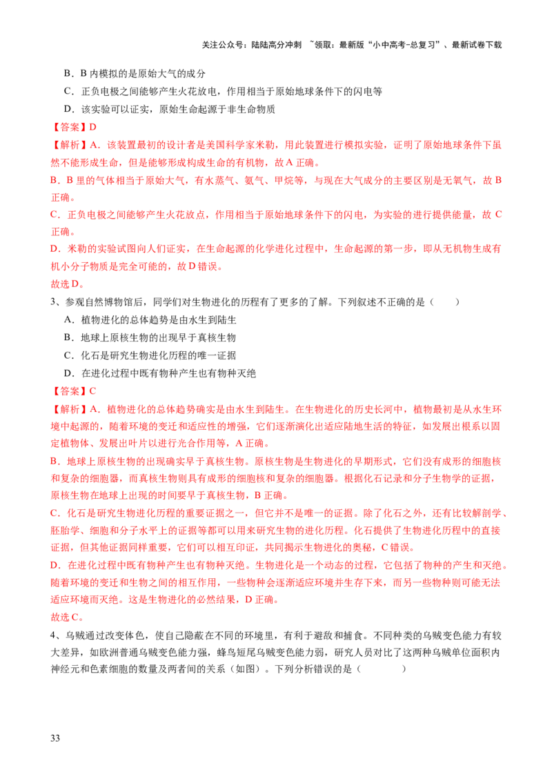主题六遗传与进化（讲练）（解析版）_02中考总复习（2026版更新中）_08-生物-中考总复习_2025中考复习资料_2025中考二轮课件ppt+讲义+练习生物_讲义+练习