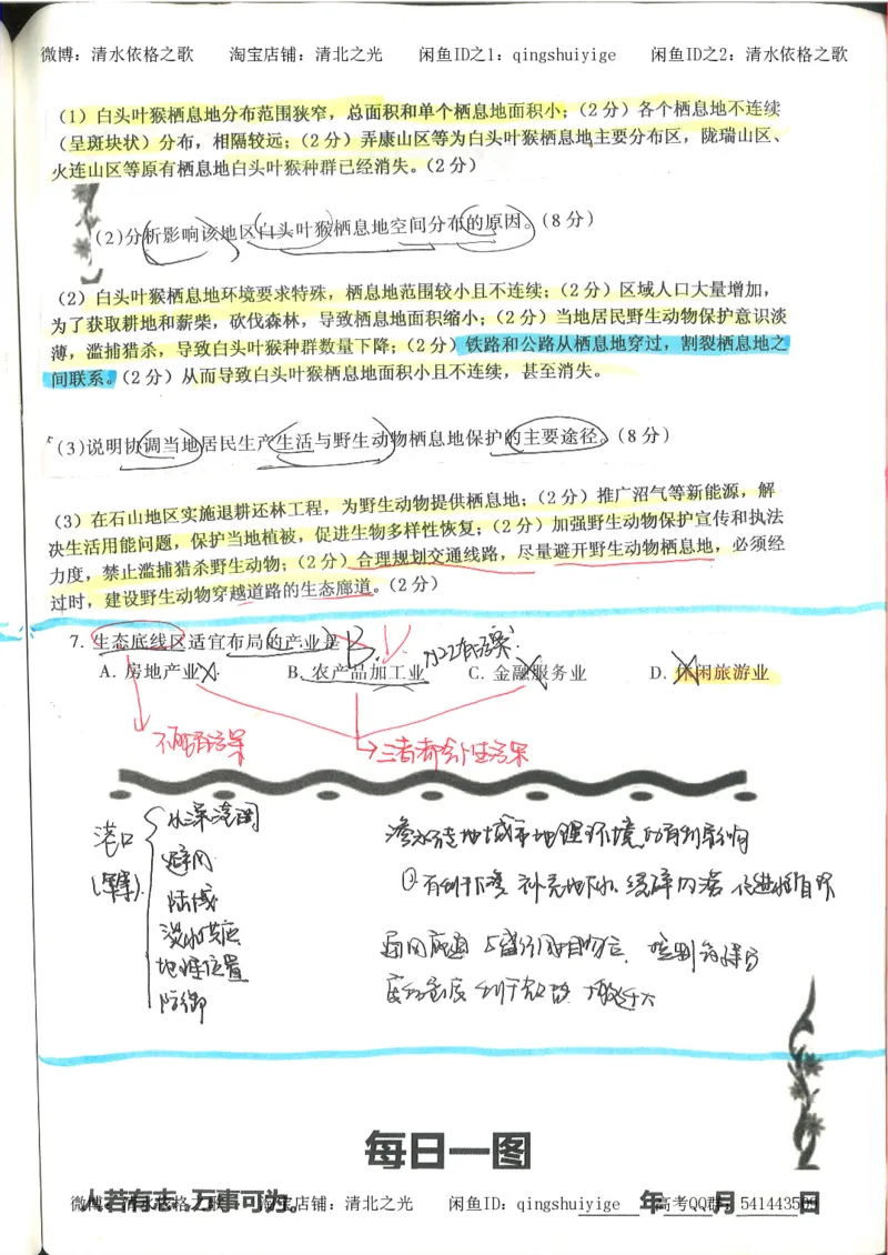 4.衡水中学高考积累与改错_地理（第4本）_162页_高中衡水学霸笔记_高中全部赠品_错题集高中九科_地理积累与改错
