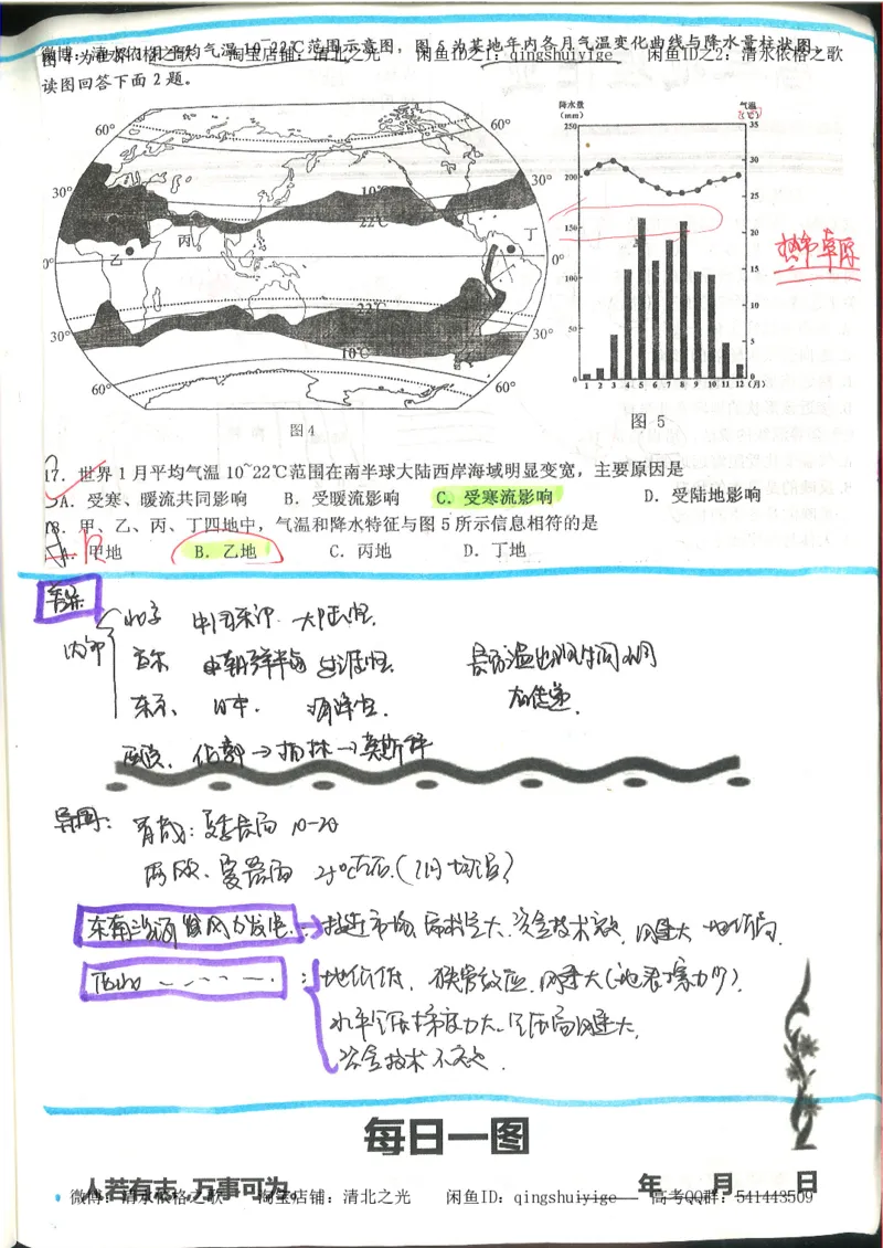 4.衡水中学高考积累与改错_地理（第4本）_162页_高中衡水学霸笔记_高中全部赠品_错题集高中九科_地理积累与改错
