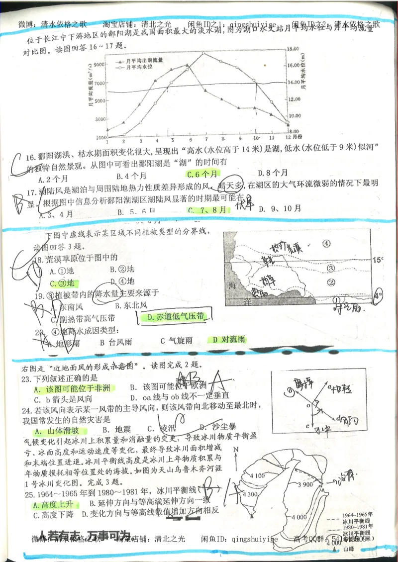 4.衡水中学高考积累与改错_地理（第4本）_162页_高中衡水学霸笔记_高中全部赠品_错题集高中九科_地理积累与改错