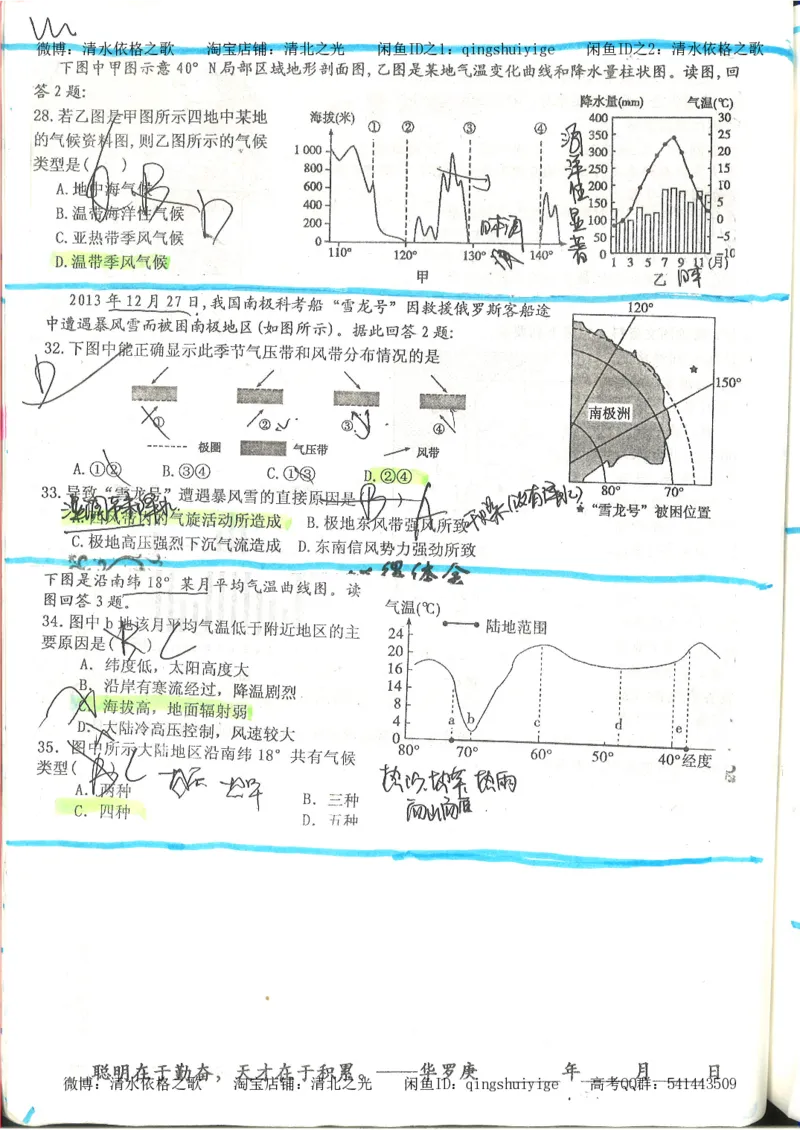 4.衡水中学高考积累与改错_地理（第4本）_162页_高中衡水学霸笔记_高中全部赠品_错题集高中九科_地理积累与改错