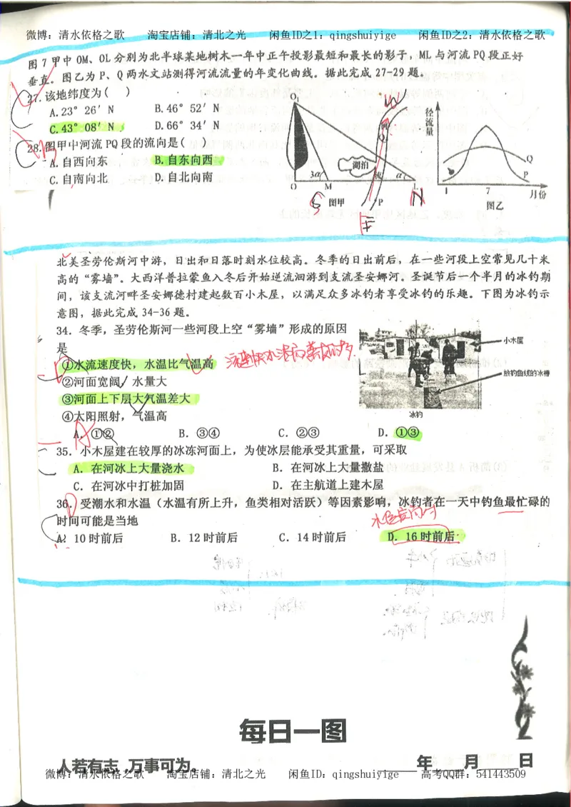 4.衡水中学高考积累与改错_地理（第4本）_162页_高中衡水学霸笔记_高中全部赠品_错题集高中九科_地理积累与改错