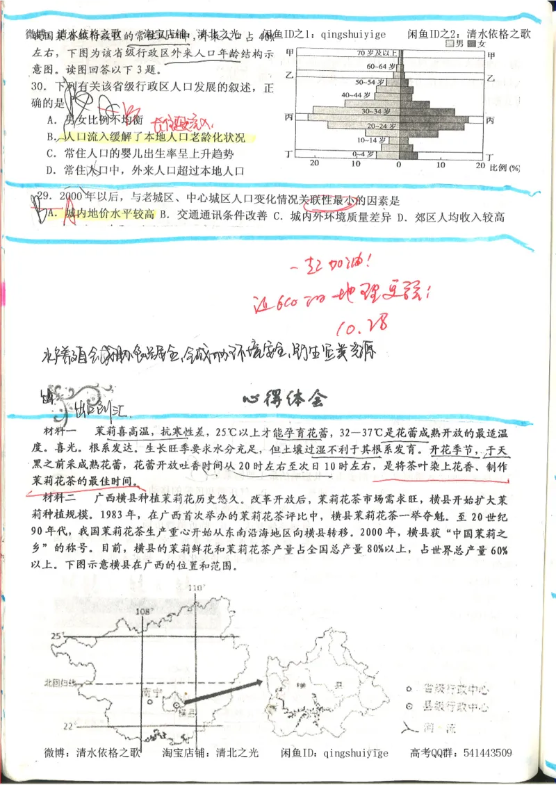 4.衡水中学高考积累与改错_地理（第4本）_162页_高中衡水学霸笔记_高中全部赠品_错题集高中九科_地理积累与改错