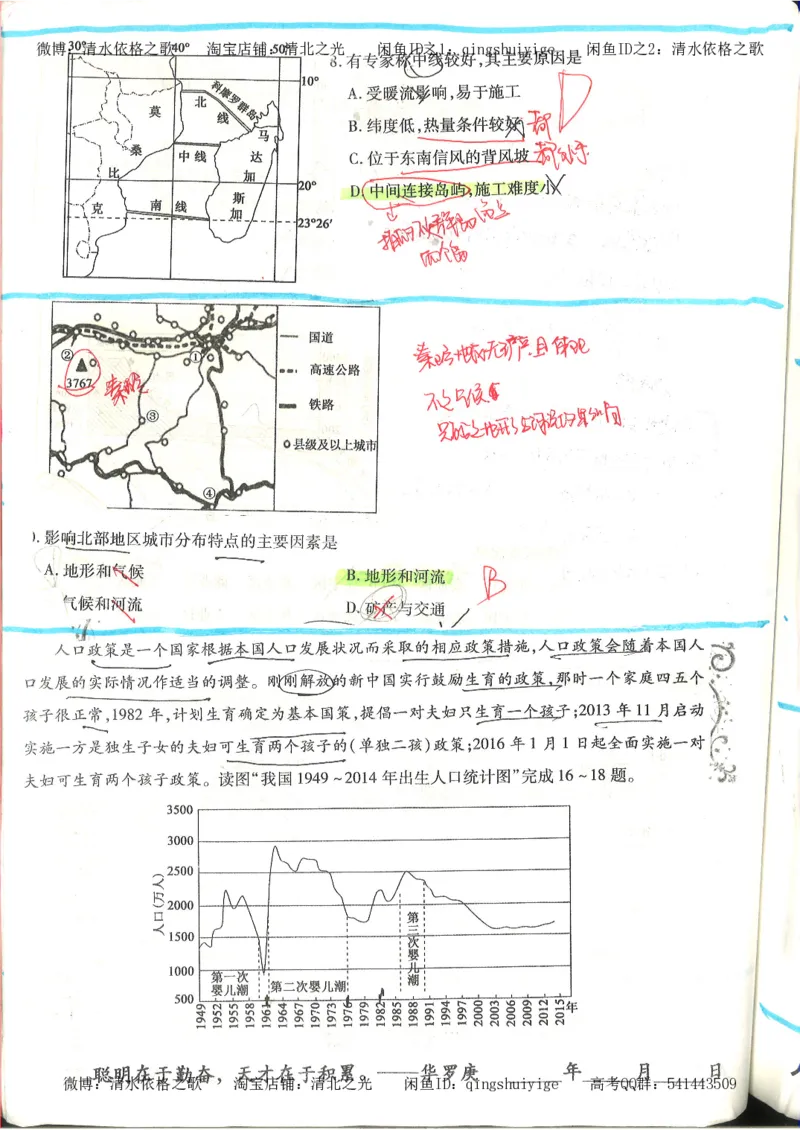 4.衡水中学高考积累与改错_地理（第4本）_162页_高中衡水学霸笔记_高中全部赠品_错题集高中九科_地理积累与改错