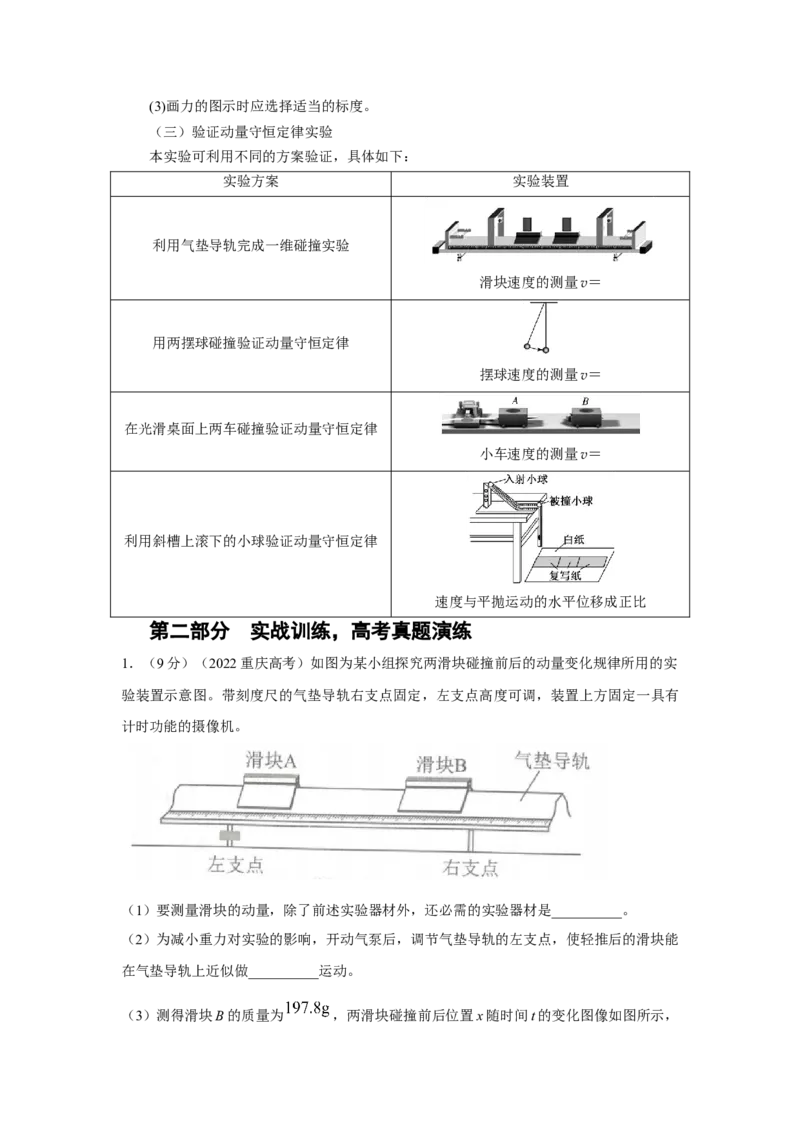专题15.力学实验--2023高考二轮复习(解析版)_4.2025物理总复习_2023年新高复习资料_二轮复习_2023年高考物理二轮复习二十五专题精练287608825_专题15力学实验