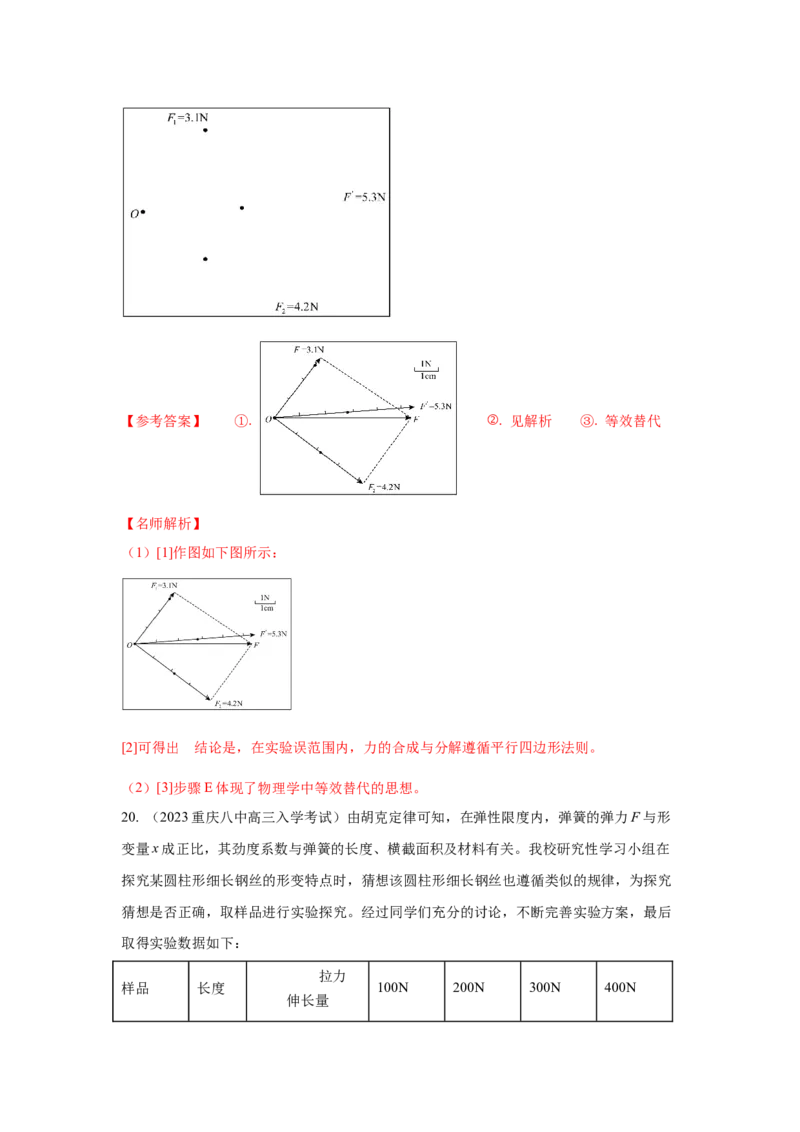 专题15.力学实验--2023高考二轮复习(解析版)_4.2025物理总复习_2023年新高复习资料_二轮复习_2023年高考物理二轮复习二十五专题精练287608825_专题15力学实验
