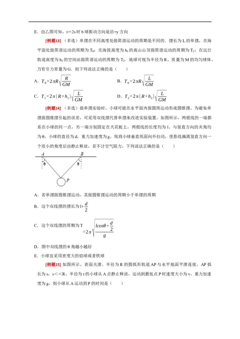 专题31机械振动（原卷版）_4.2025物理总复习_赠品通用版（老高考）复习资料_专项复习_2023年高考冲刺物理热点知识讲练与题型归纳（全国通用）