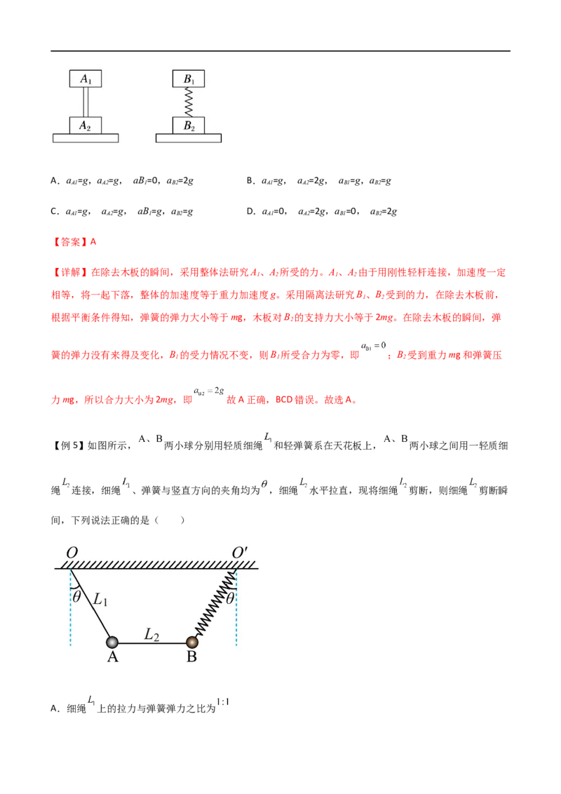 专题14牛顿三大定律（解析版）_4.2025物理总复习_2023年新高复习资料_一轮复习_2023届高三物理一轮复习多维度导学与分层专练