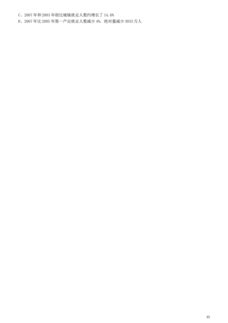 2009年426公务员联考《行测》真题（天津、陕西、湖北卷）_34省+国考真题_此文件夹为word版,不推荐使用_此word版为,不推荐使用_此word版为,不推荐使用_题目_47