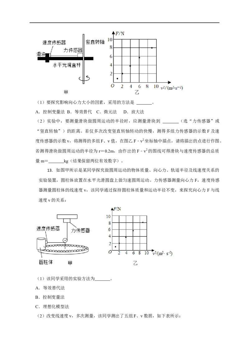第18讲水平面内的圆周运动（圆锥摆模型）及其临界问题（原卷版）_4.2025物理总复习_2023年新高复习资料_专项复习_2023届高三物理高考复习101微专题模型精讲精练