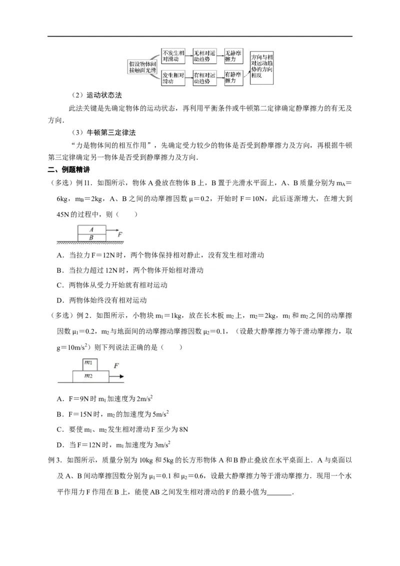 第9讲水平叠加的滑块&mdash;&mdash;木板模型之动态分析与临界问题（原卷版）_4.2025物理总复习_2023年新高复习资料_专项复习_2023届高三物理高考复习101微专题模型精讲精练