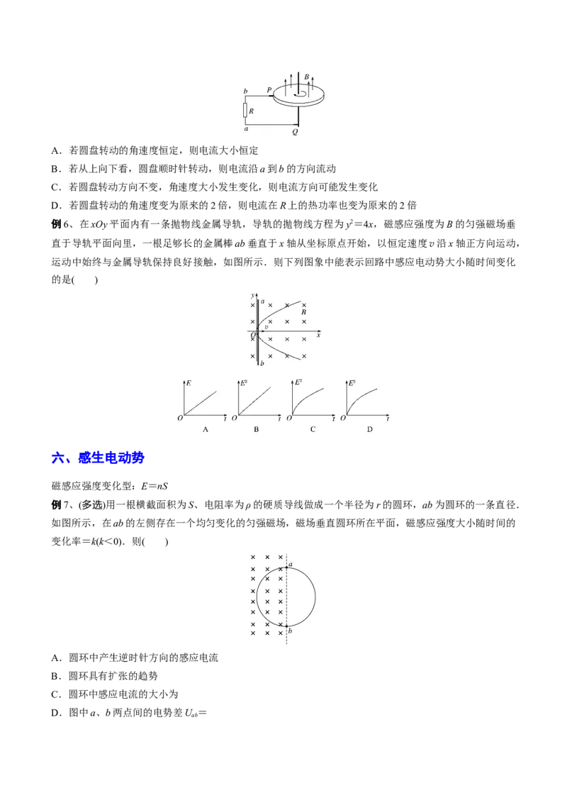 秘籍18电磁感应中的热点问题-备战2023年高考物理抢分秘籍（新高考专用）（原卷版）_4.2025物理总复习_2023年新高复习资料_备战2023年高考物理抢分秘籍（新高考专用）