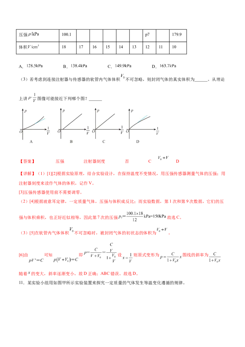 专题17光学与热学实验（精练）（解析版）_4.2025物理总复习_赠品通用版（老高考）复习资料_二轮复习_2023年高考物理二轮复习讲练测（全国通用）288435117