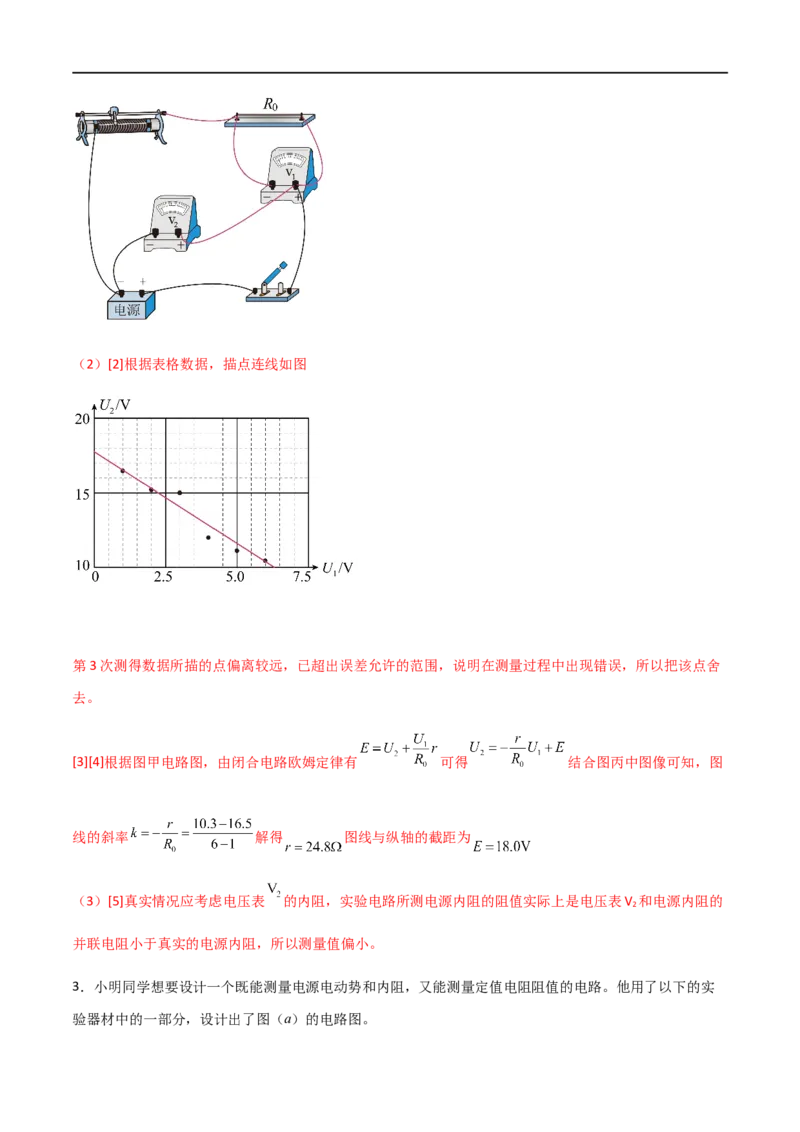 专题55测量电阻常用的六种方法（解析版）_4.2025物理总复习_2023年新高复习资料_一轮复习_2023届高三物理一轮复习多维度导学与分层专练