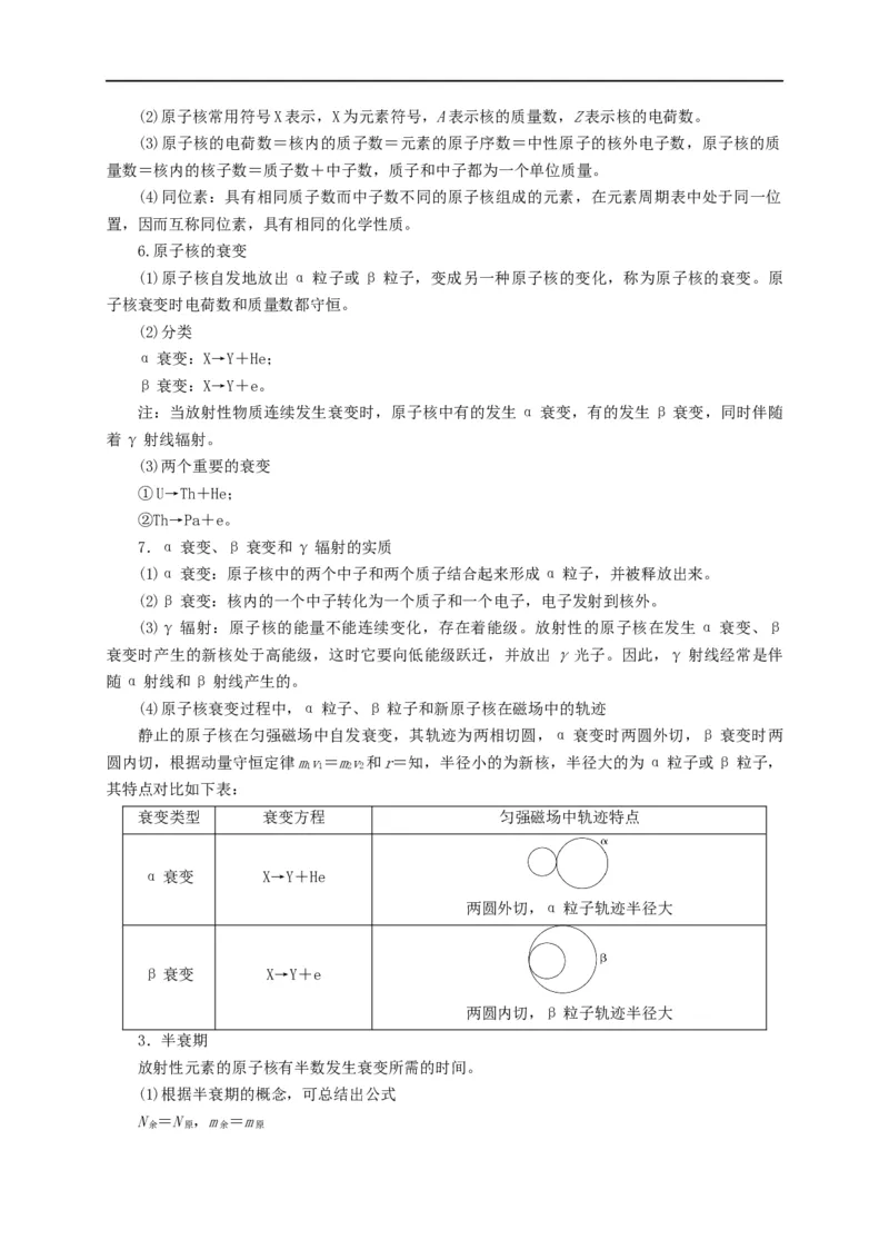 第101讲原子与原子核（玻尔模型与核反应）（原卷版）_4.2025物理总复习_2023年新高复习资料_专项复习_2023届高三物理高考复习101微专题模型精讲精练