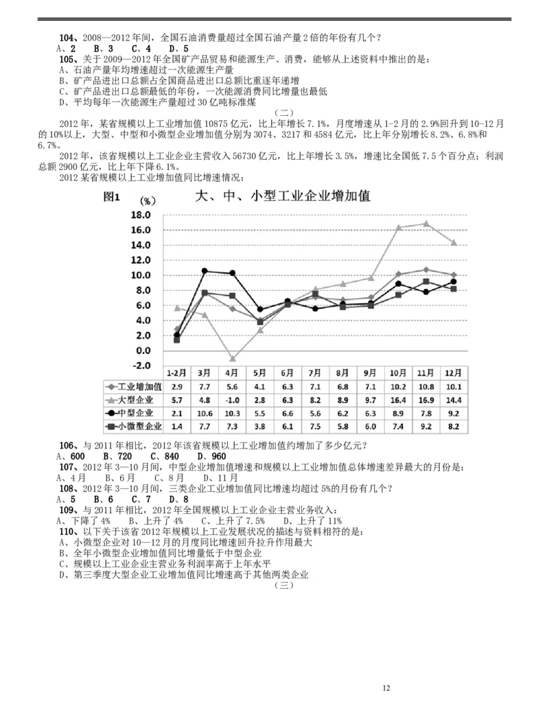2014年412公务员联考《行测》（辽宁卷）_34省+国考真题_此文件夹为word版,不推荐使用_此word版为,不推荐使用_此word版为,不推荐使用_辽宁公务员考试真题word版