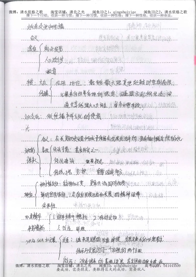 4.衡水中学高考积累与改错_高二政治（第2本）_109页_高中衡水学霸笔记_高中全部赠品_错题集高中九科_政治积累与改错