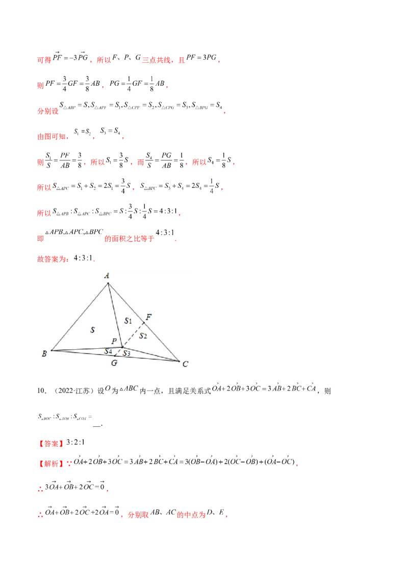 5.3平面向量的应用（精练）（基础版）（解析版）_2.2025数学总复习_2023年新高考资料_一轮复习_2023年高考数学一轮复习（基础版）（新高考地区专用）