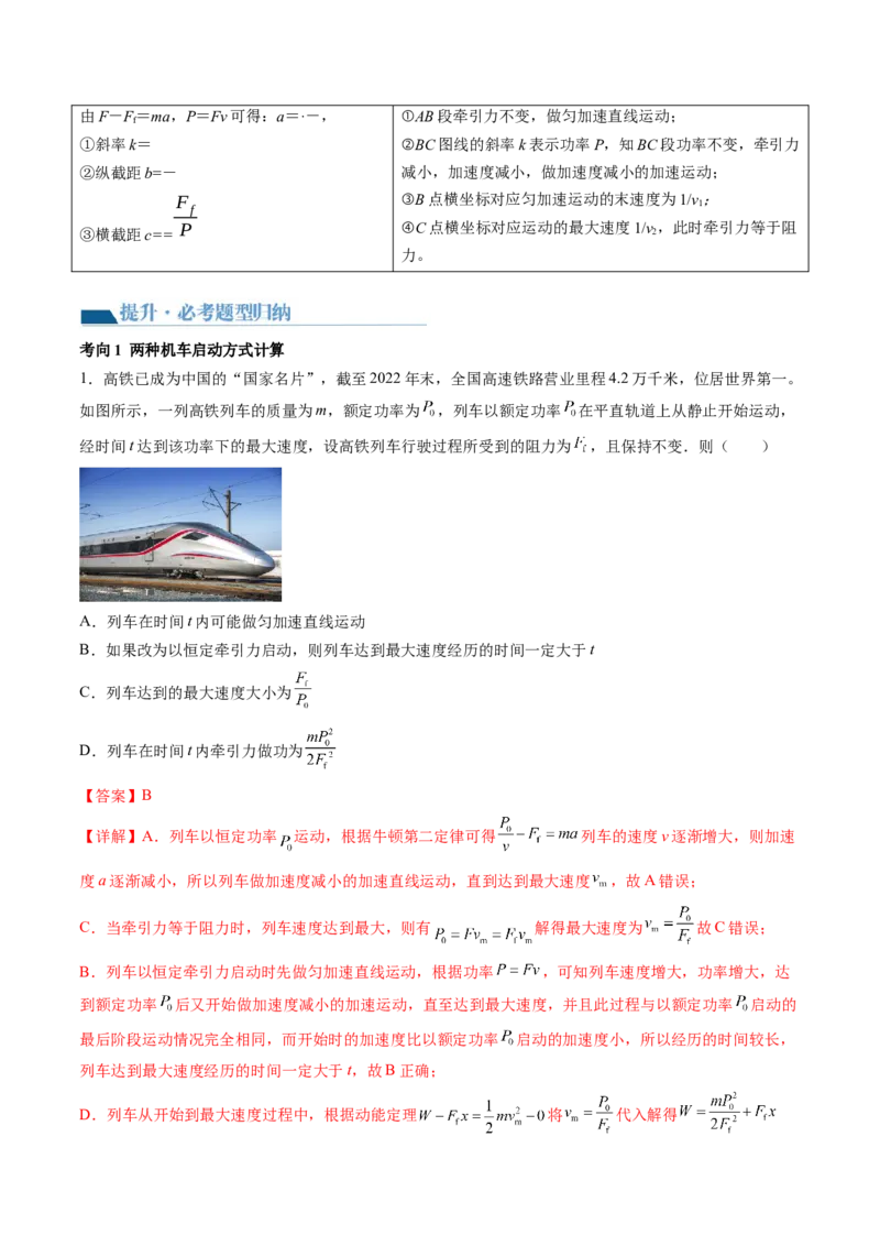 第25讲功和功率（讲义）（解析版）_4.2025物理总复习_2024年新高考资料_1.2024一轮复习_2024年高考物理一轮复习讲练测（新教材新高考）_第25讲功和功率（讲义）