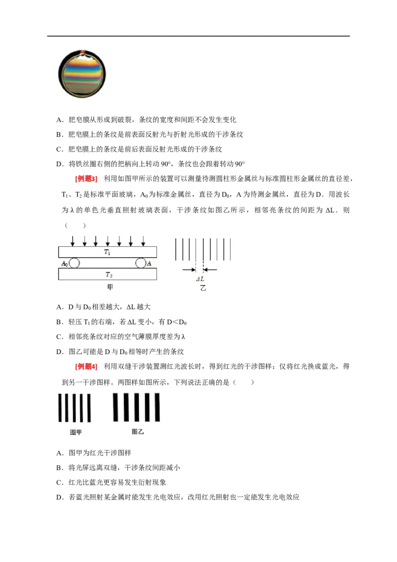 专题34光的波动性电磁波和相对论（原卷版）_4.2025物理总复习_赠品通用版（老高考）复习资料_专项复习_2023年高考冲刺物理热点知识讲练与题型归纳（全国通用）