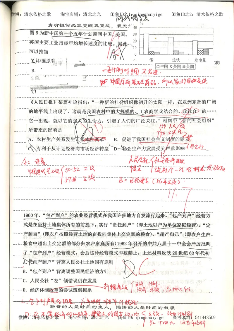 7.衡水中学高考积累与改错_高三历史（第3本）_133页_高中衡水学霸笔记_高中全部赠品_错题集高中九科_历史积累与改错