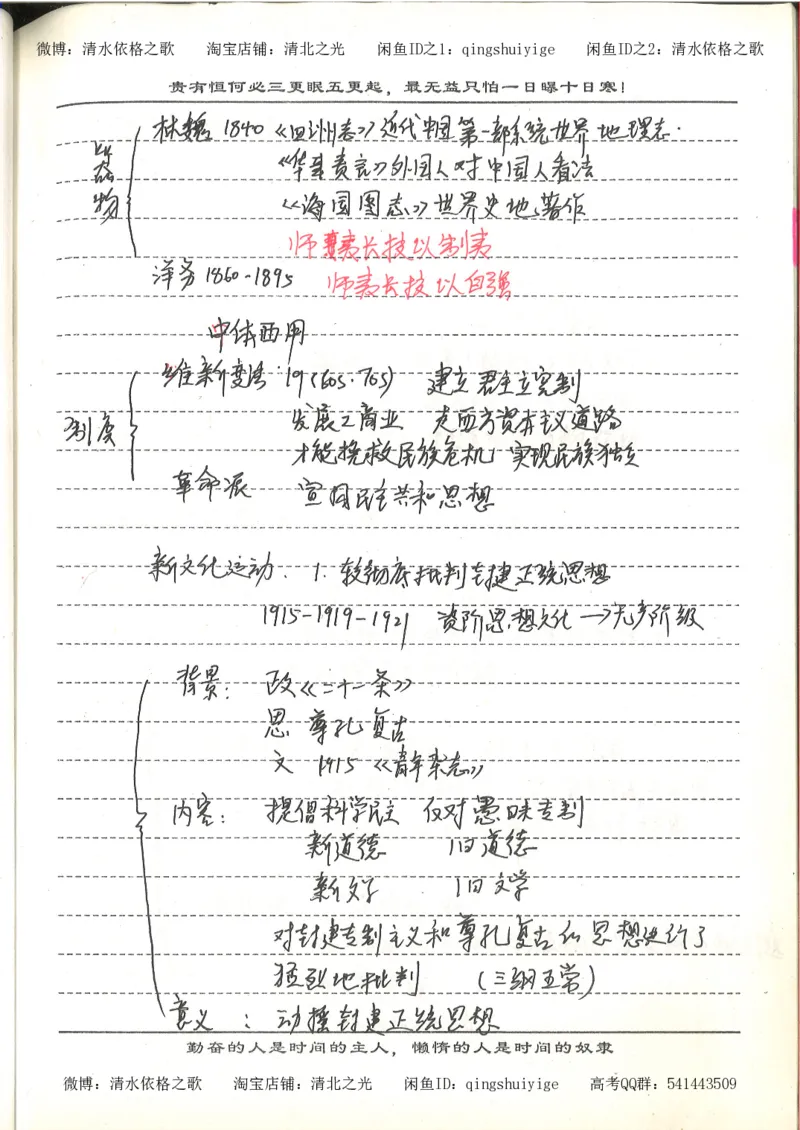 7.衡水中学高考积累与改错_高三历史（第3本）_133页_高中衡水学霸笔记_高中全部赠品_错题集高中九科_历史积累与改错